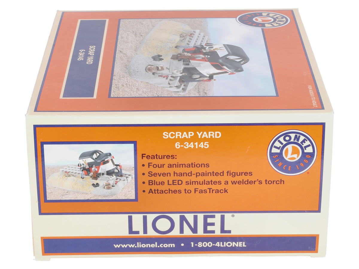 Lionel 6-34145 O Gauge New Haven Scrap Yard Scene LN/Box