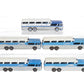 Tootsie Toy Vintage Die-Cast Greyhound Busses (5) VG