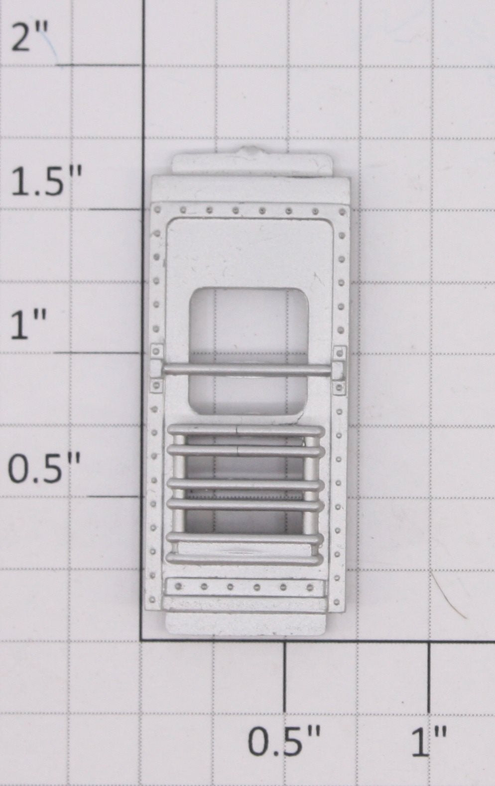 Lionel 2531-12 Observation Car Silver Rear Door without Window Glass