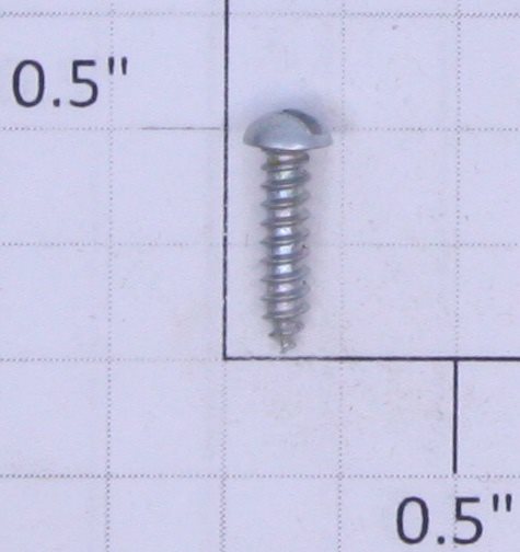 Lionel #4 x 1/2" Zinc Plated Round Head Slotted Self Tapping Screw
