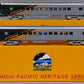 MTH 20-69144 O Gauge Western Pacific Streamlined Coach Car Passenger Set