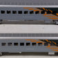 MTH 20-69144 O Gauge Western Pacific Streamlined Coach Car Passenger Set