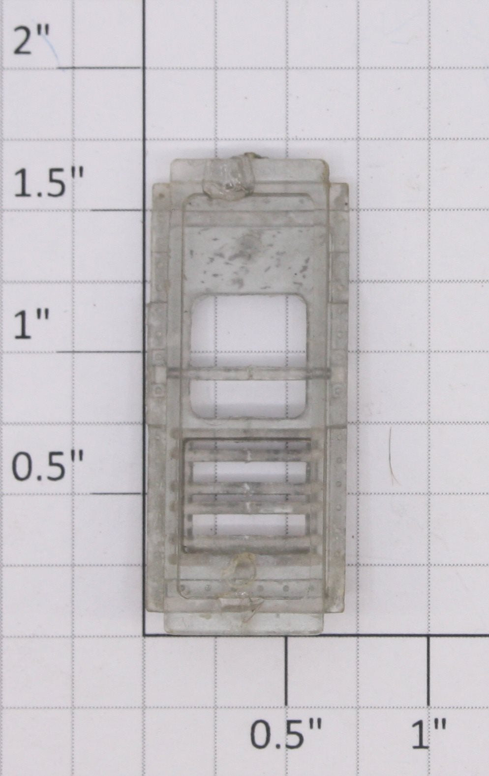 Lionel 2531-12 Observation Car Silver Rear Door without Window Glass