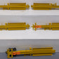 K-Line K77026IC O TCA TTAC 5-Pack Flatcar Set with Intermodal Containers LN/Box