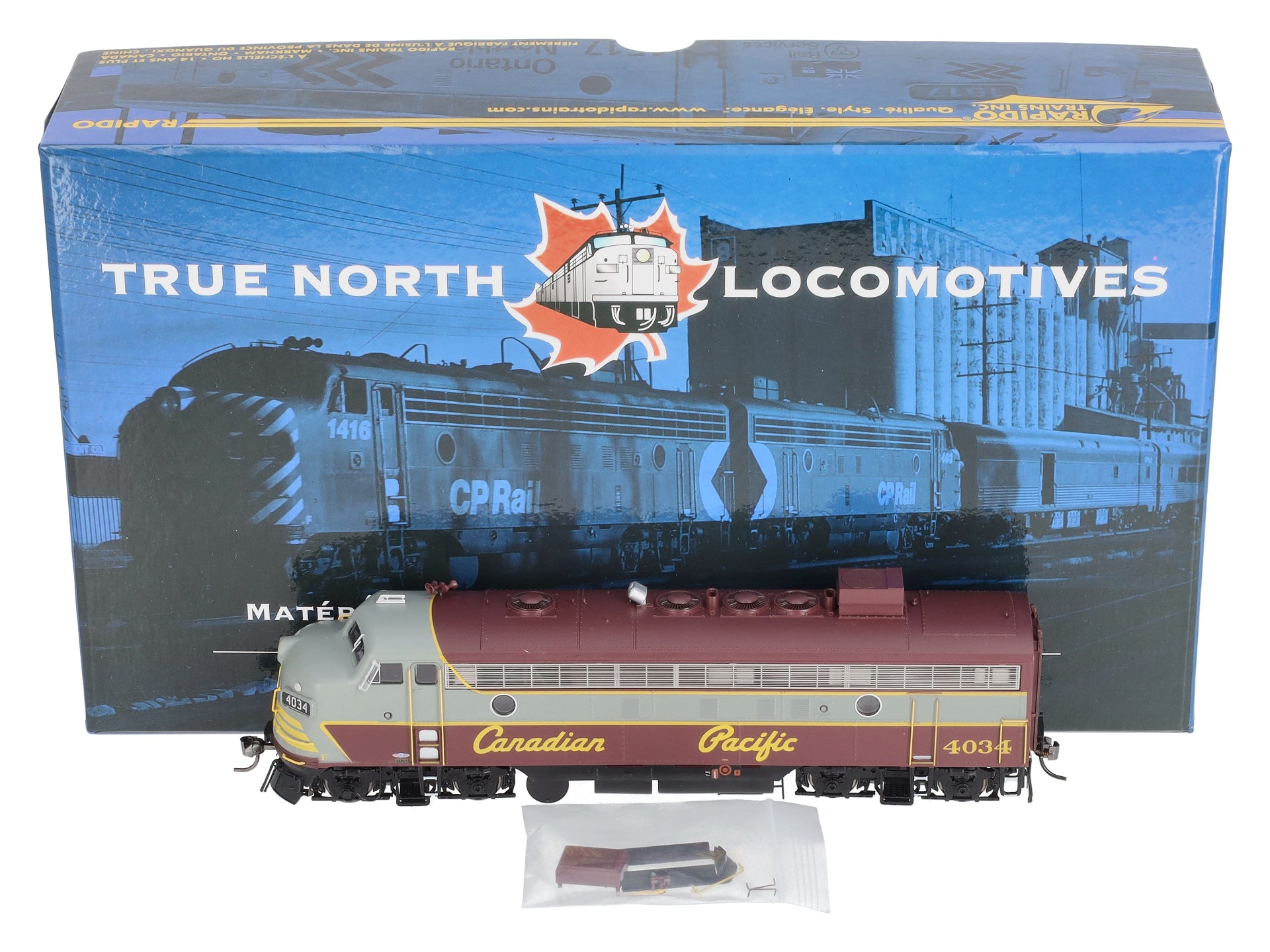 Rapido Trains 222510 HO Canadian Pacific GMD FP7 Diesel Locomotive DCC/Sound