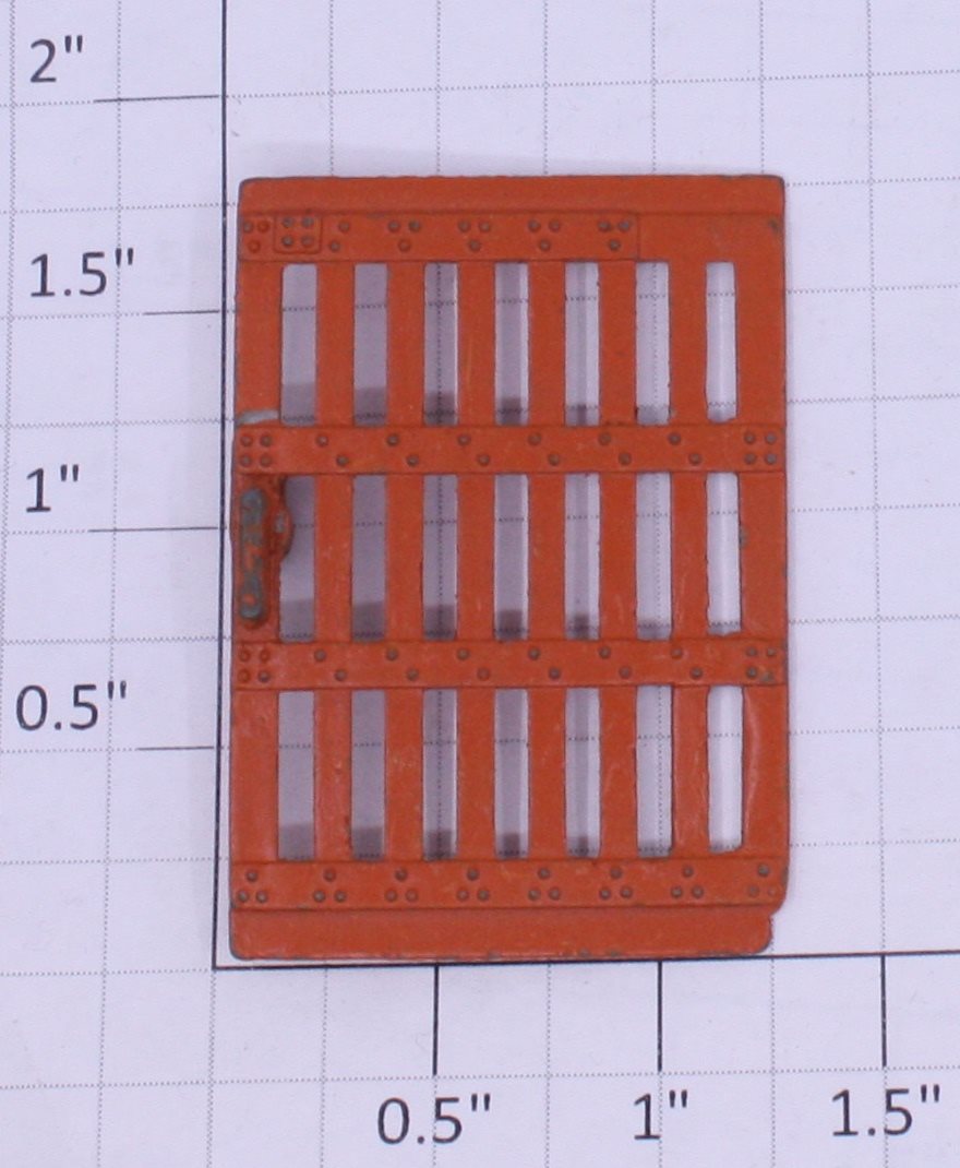 Lionel 3656-5 Orange Metal Cattle Car Door