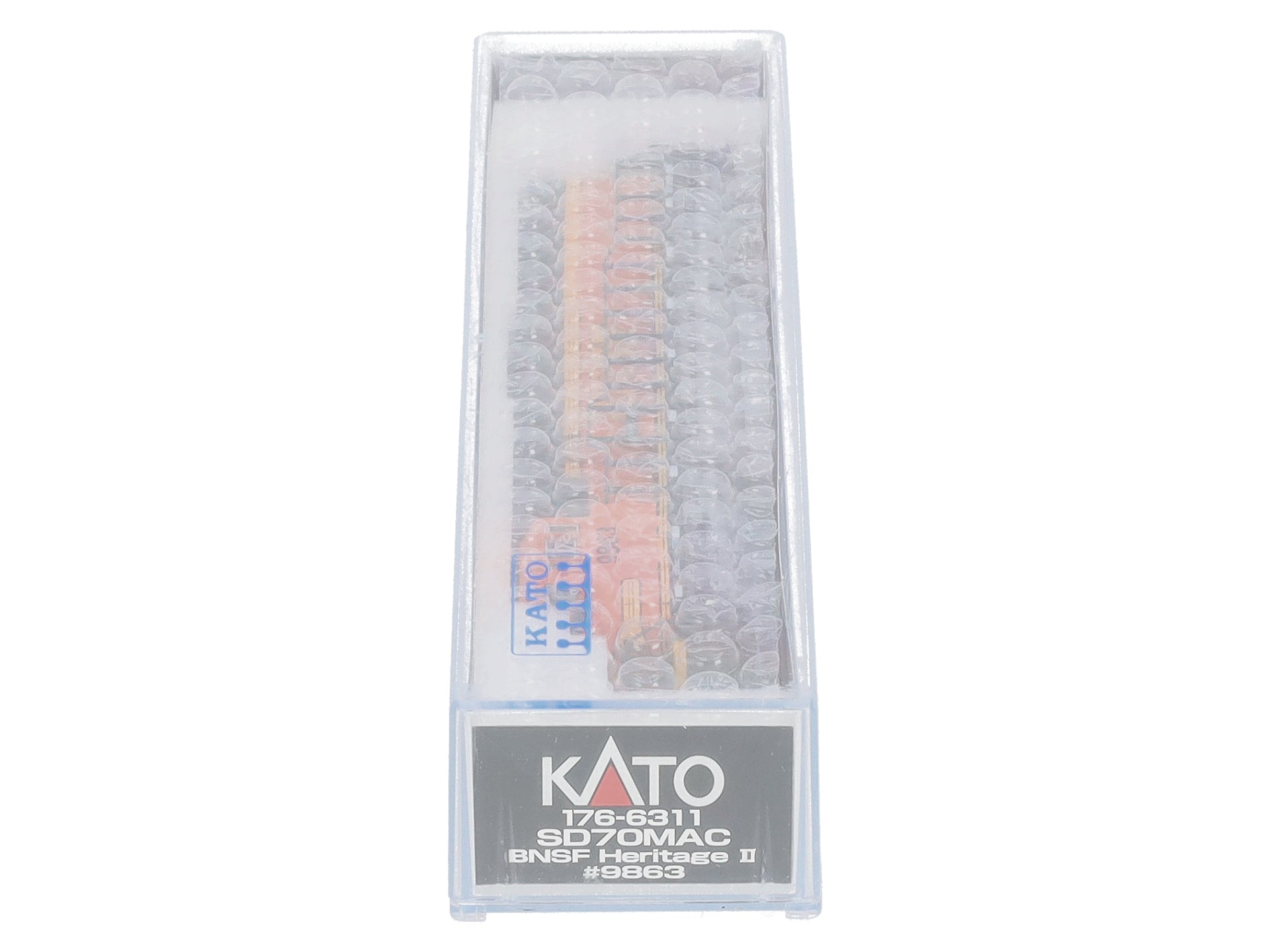Kato 176-6311 N BNSF SD70MAC Diesel Locomotive #9863