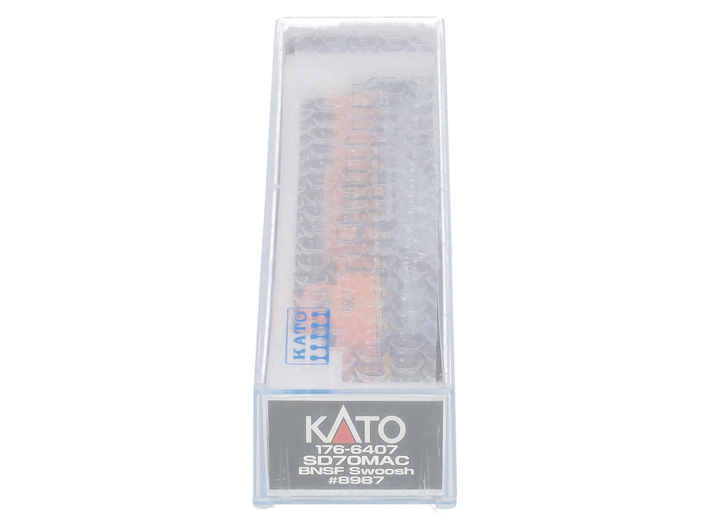Kato 176-6407 N Burlington Northern Santa Fe SD70MAC Diesel Locomotive #8987
