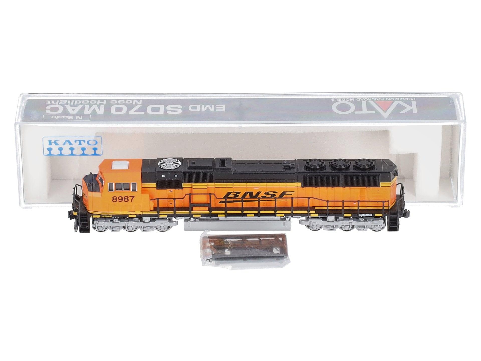 Kato 176-6407 N Burlington Northern Santa Fe SD70MAC Diesel Locomotive #8987