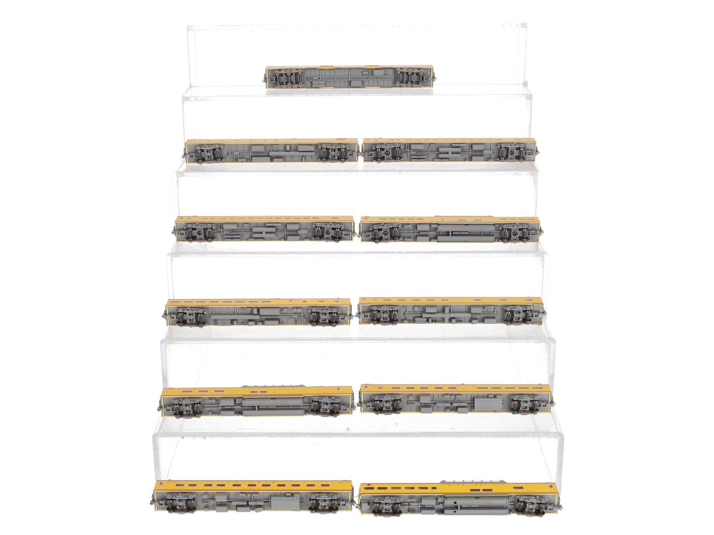 Kato 106-080 N Scale UP "City of Los Angeles" 11 Car Set with Unitrack Display LN/Box