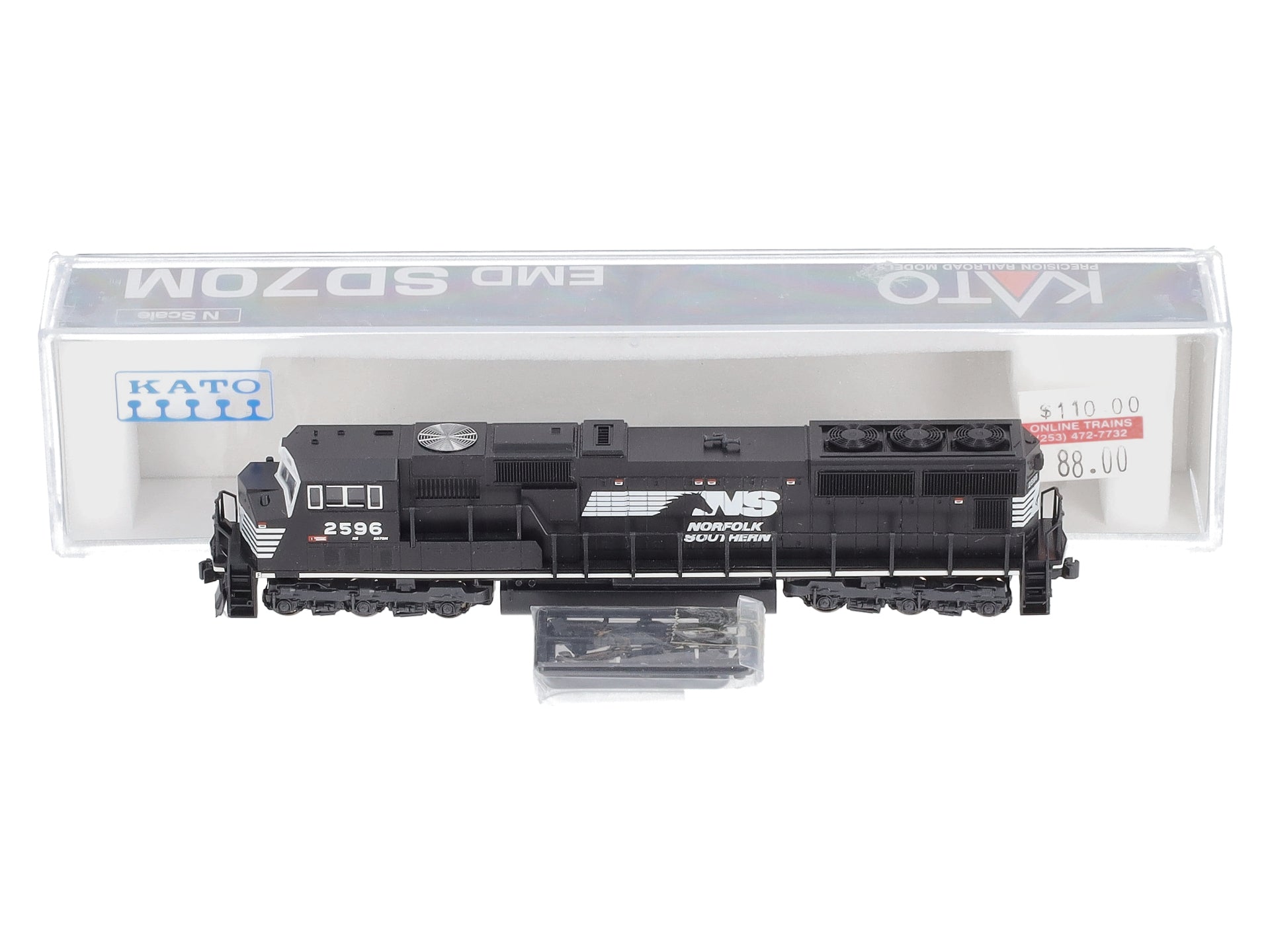 Kato 176-8601 N NS Diesel Locomotive #2596