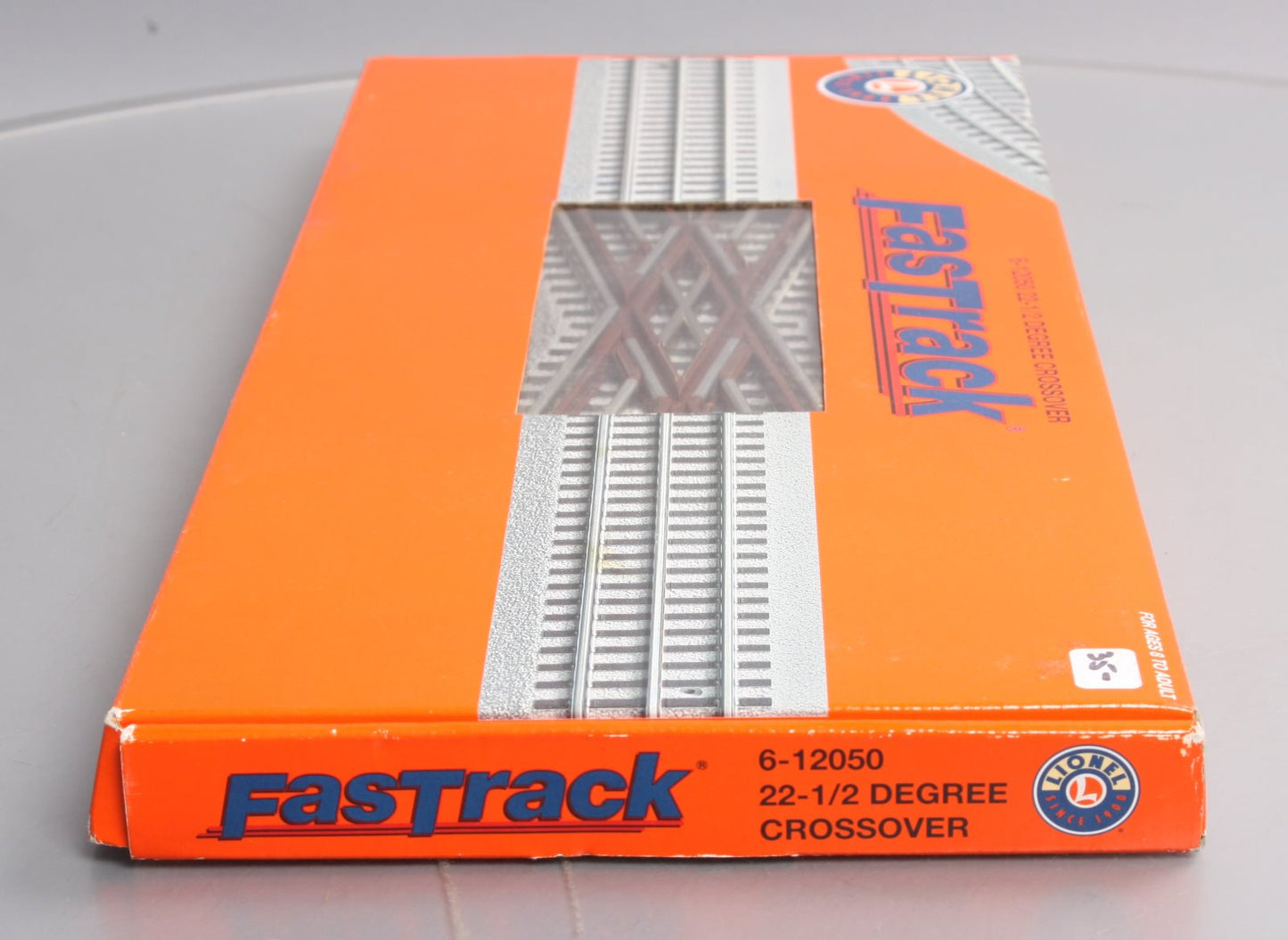 Lionel 6-12050 O Gauge FasTrack 22.5 Degree Crossover LN/Box