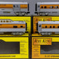 MTH 30-6139 O D&RGW RailKing O-27 Streamlined Passenger Car Set (Set of 4) LN/Box