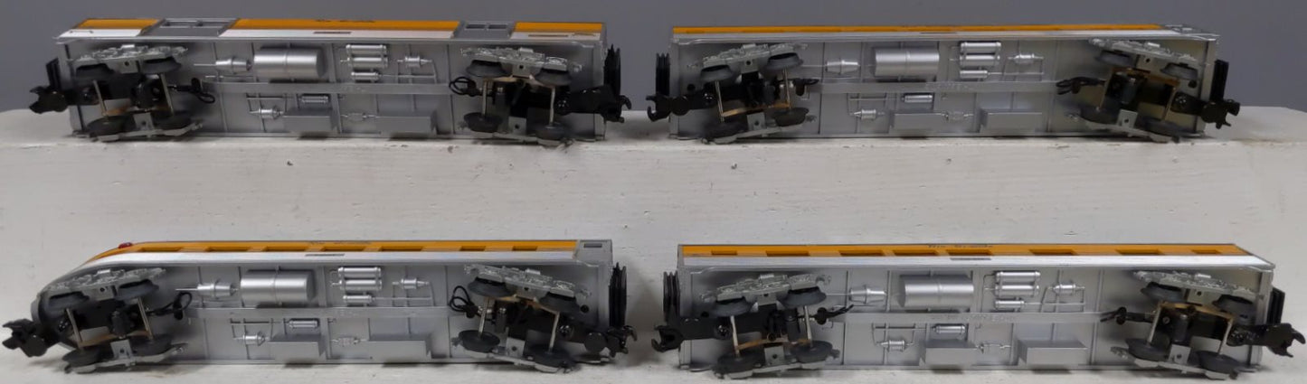 MTH 30-6139 O D&RGW RailKing O-27 Streamlined Passenger Car Set (Set of 4) LN/Box