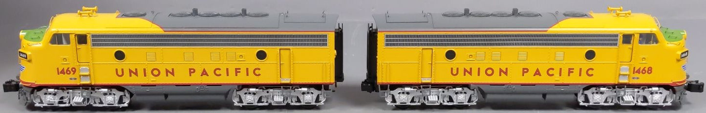Lionel 2233850 O UP Legacy F7 AA Diesel Locomotive Set #1468/1469 w/BTO