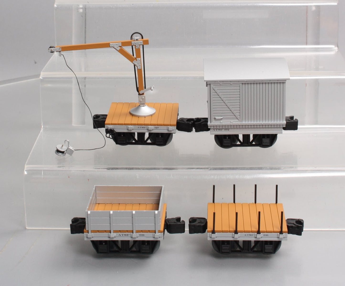 Lionel 6-85379 O Santa Fe Disconnect Work Cars Pack (4)