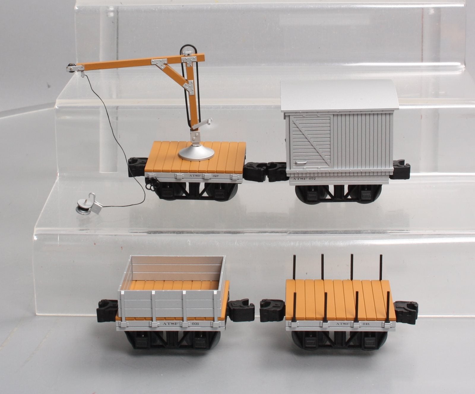 Lionel 6-85379 O Santa Fe Disconnect Work Cars Pack (4)