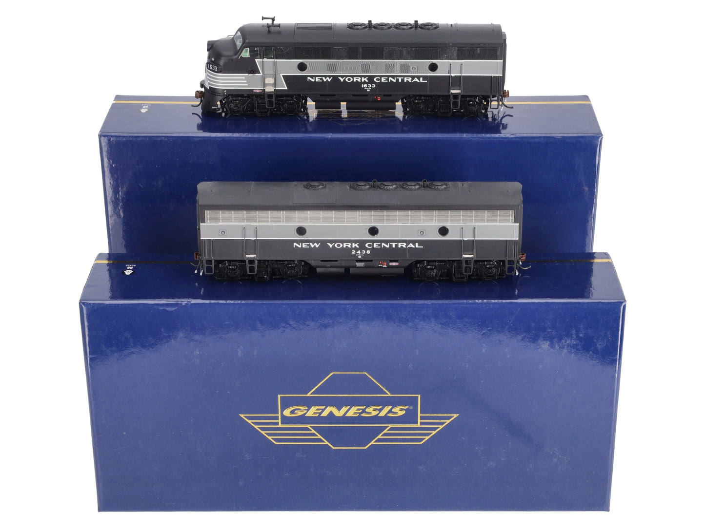 Athearn G22675 HO New York Central EMD F3A/F7B w/DCC & Sound #1633/ #2438
