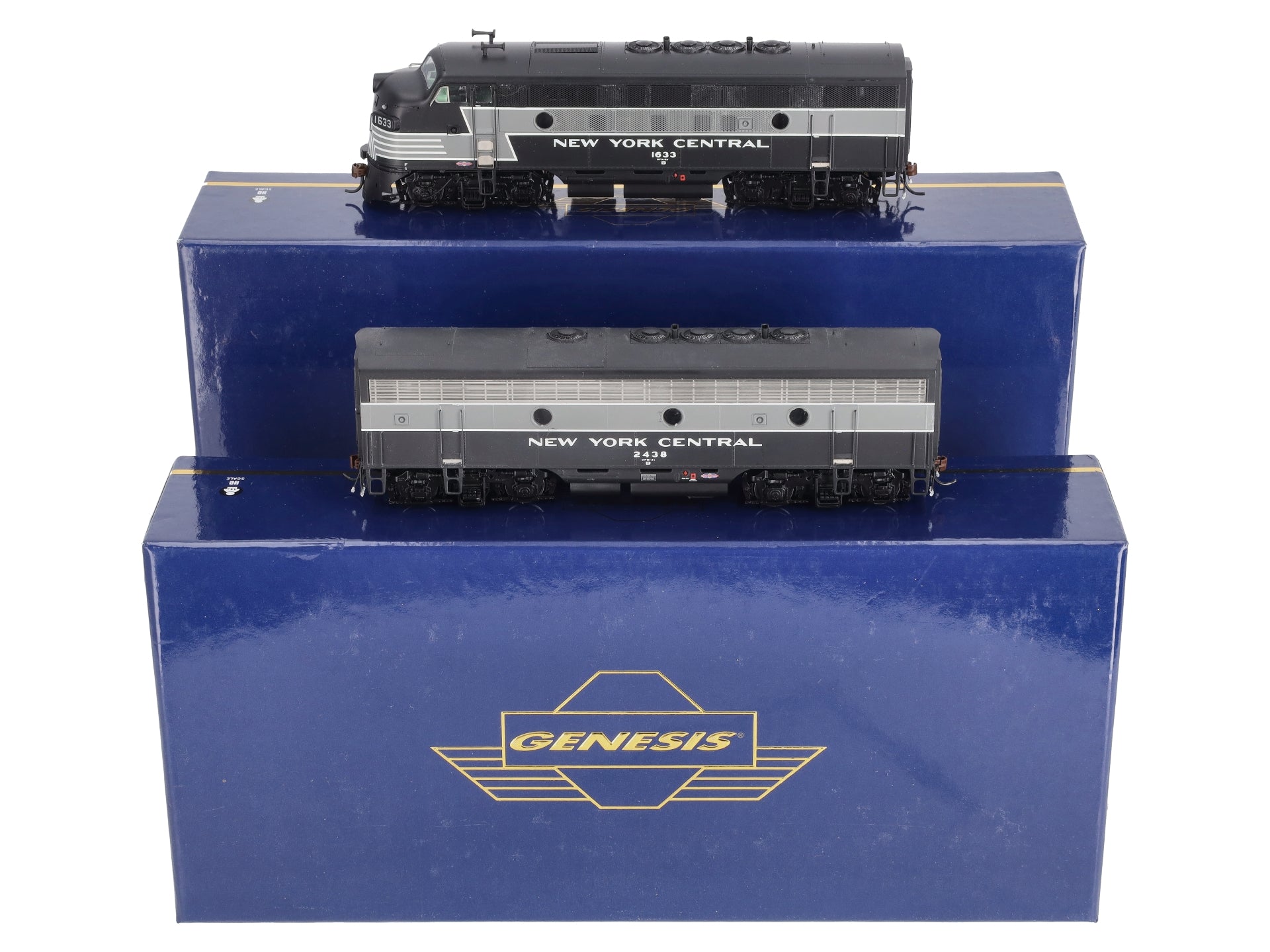 Athearn G22675 HO New York Central EMD F3A/F7B w/DCC & Sound #1633/ #2438