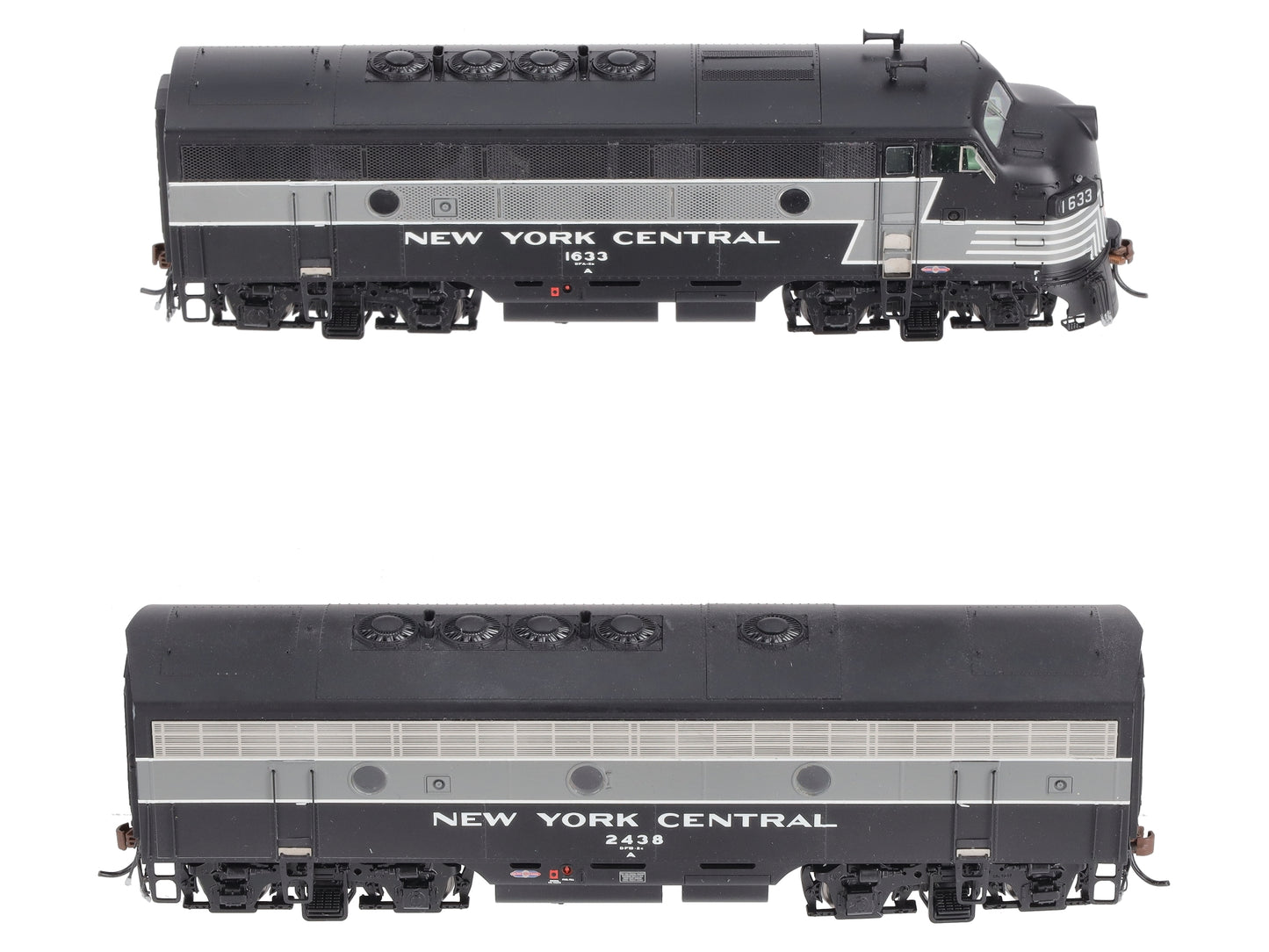 Athearn G22675 HO New York Central EMD F3A/F7B w/DCC & Sound #1633/ #2438