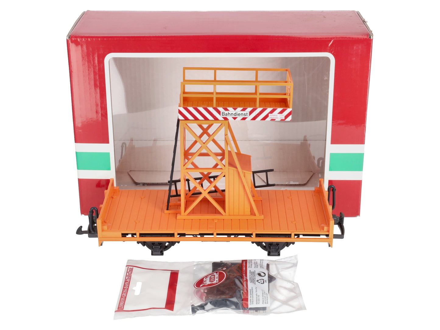 LGB 45305 G Scale Maintenance Tower Catenary Wagon Car