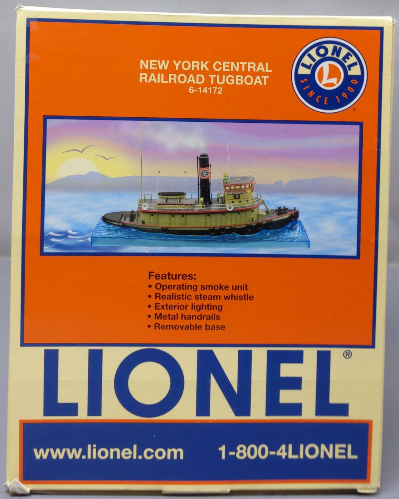 Lionel 6-14172 O New York Central Tugboat VG/Box