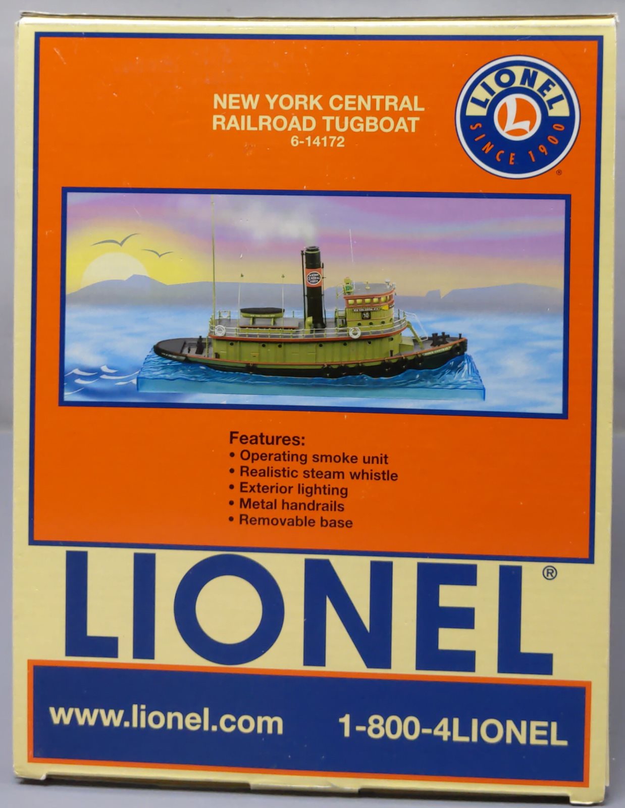 Lionel 6-14172 O New York Central Tugboat VG/Box