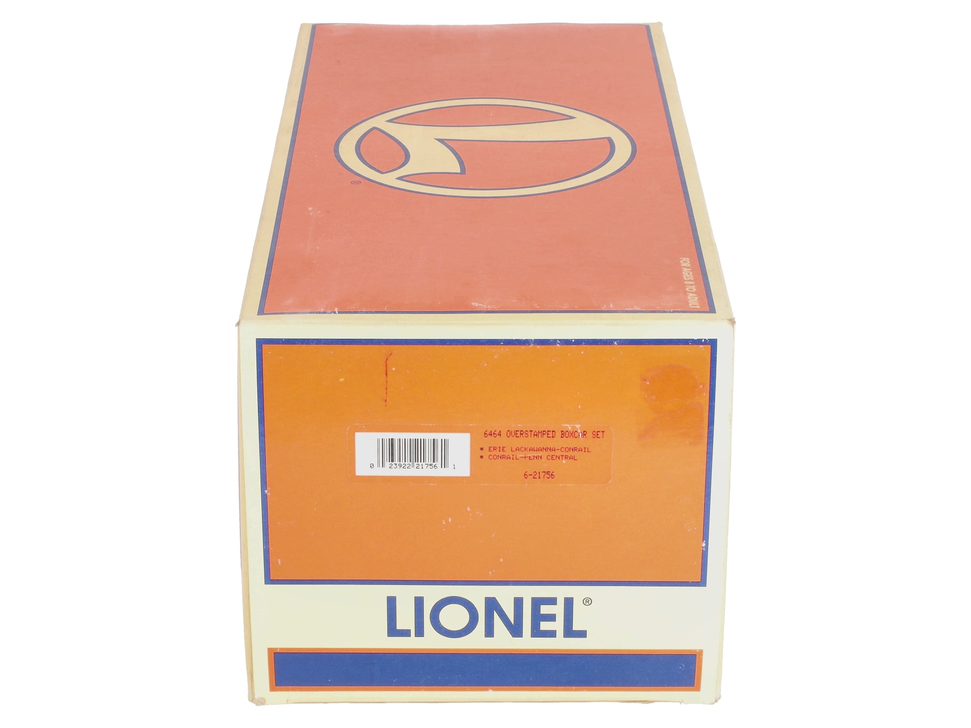Lionel 6-21756 O Gauge Overstamped CR/PC Boxcars (Set of 2)