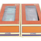 Lionel 6-21756 O Gauge Overstamped CR/PC Boxcars (Set of 2) LN/Box