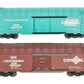 Lionel 6-21756 O Gauge Overstamped CR/PC Boxcars (Set of 2) LN/Box