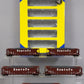 Athearn 94614 HO Santa Fe Ortner 5-Bay Rapid Discharge Hopper (Pack of 5)