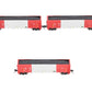 Athearn 3843 N Herzog/White Thrall High Side Gondola with Load #3 (Pack of 3)