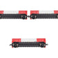 Athearn 3843 N Herzog/White Thrall High Side Gondola with Load #3 (Pack of 3)