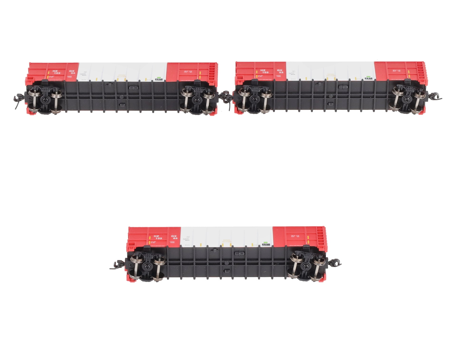 Athearn 3843 N Herzog/White Thrall High Side Gondola with Load #3 (Pack of 3)
