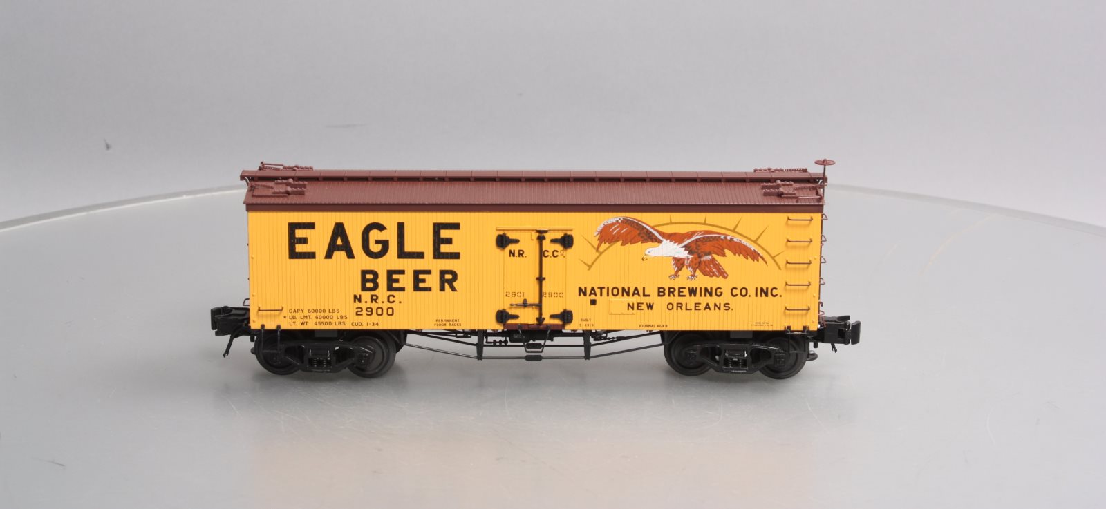 Atlas 8003-1 O Gauge Eagle Beer Refrigerator Car #2900 -3 Rail EX/Box