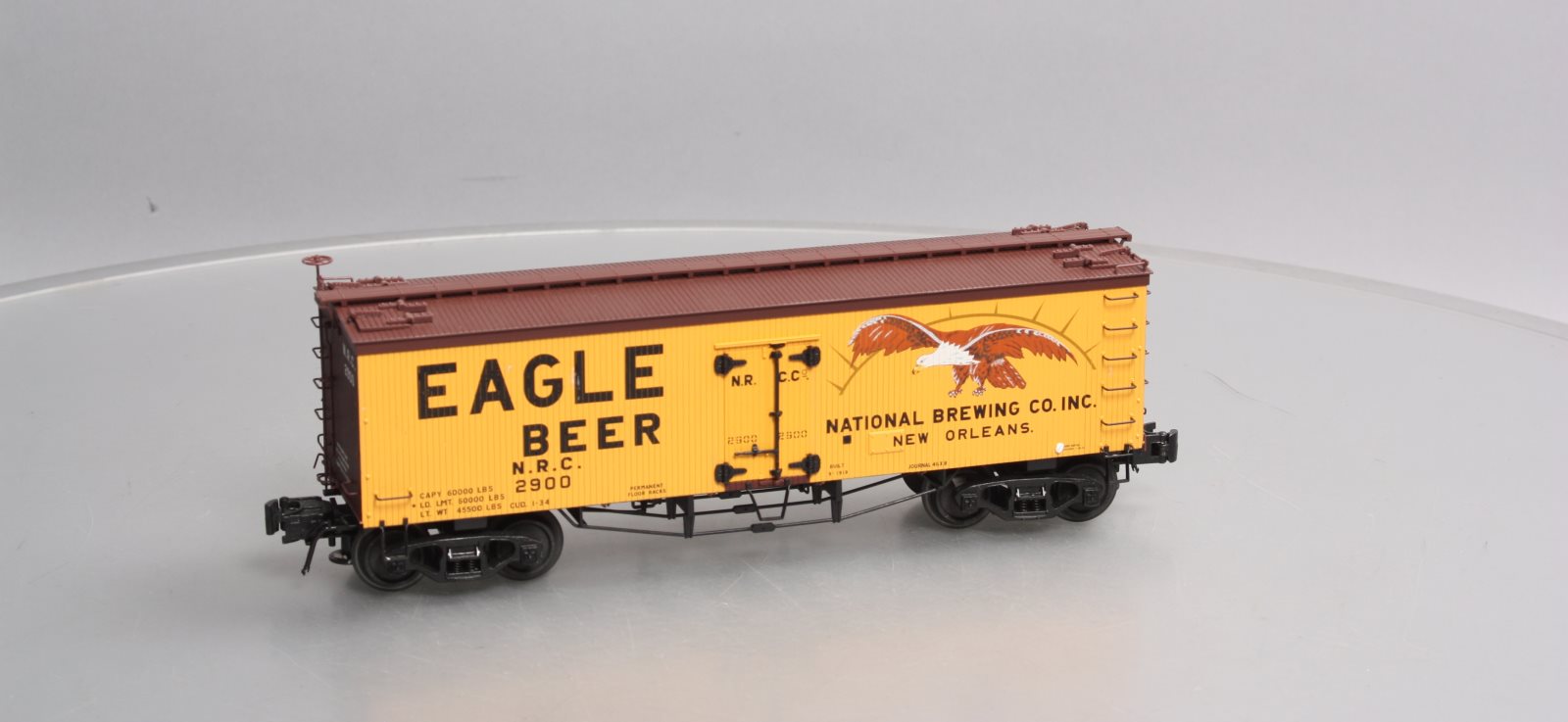 Atlas 8003-1 O Gauge Eagle Beer Refrigerator Car #2900 -3 Rail EX/Box