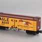 Atlas 8003-1 O Gauge Eagle Beer Refrigerator Car #2900 -3 Rail EX/Box