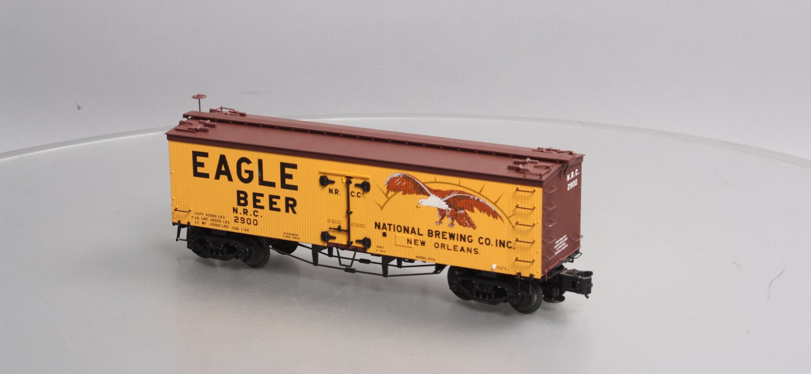 Atlas 8003-1 O Gauge Eagle Beer Refrigerator Car #2900 -3 Rail EX/Box