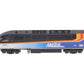 Kato 176-6124-DCC N Chicago Metra Black Roof MP36PH Diesel Locomotive w/DCC #424
