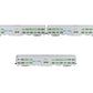 Kato 106-8703 N Scale Chicago METRA Gallery Bi-Level Commuter Train Set LN/Box