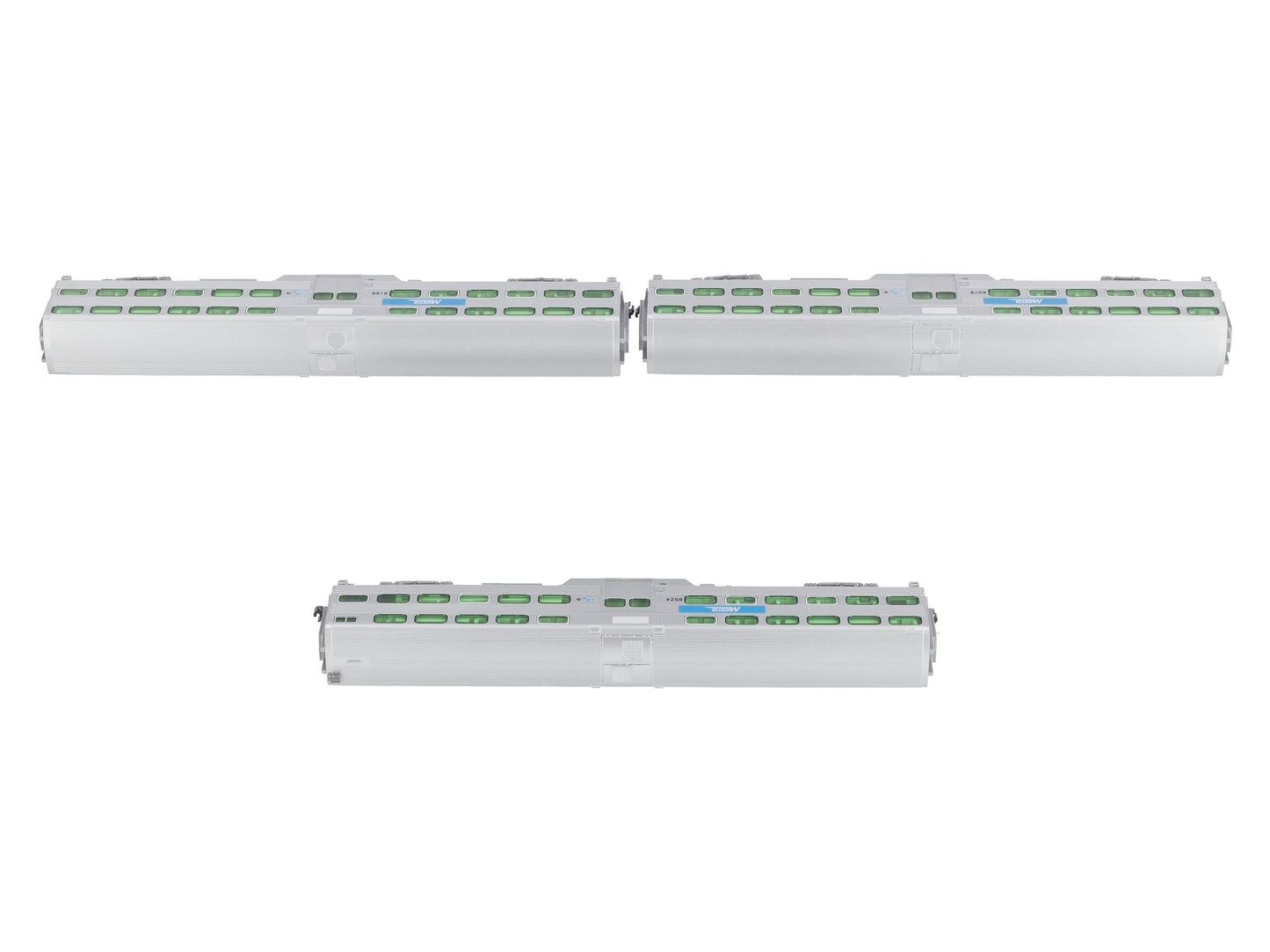 Kato 106-8703 N Scale Chicago METRA Gallery Bi-Level Commuter Train Set LN/Box