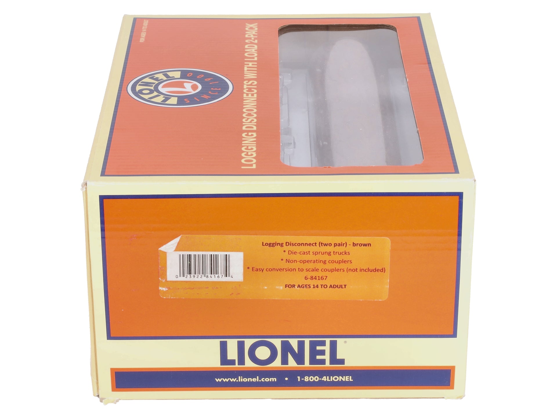 Lionel 6-84167 O Gauge Brown Logging Disconnects (Pack of 2)