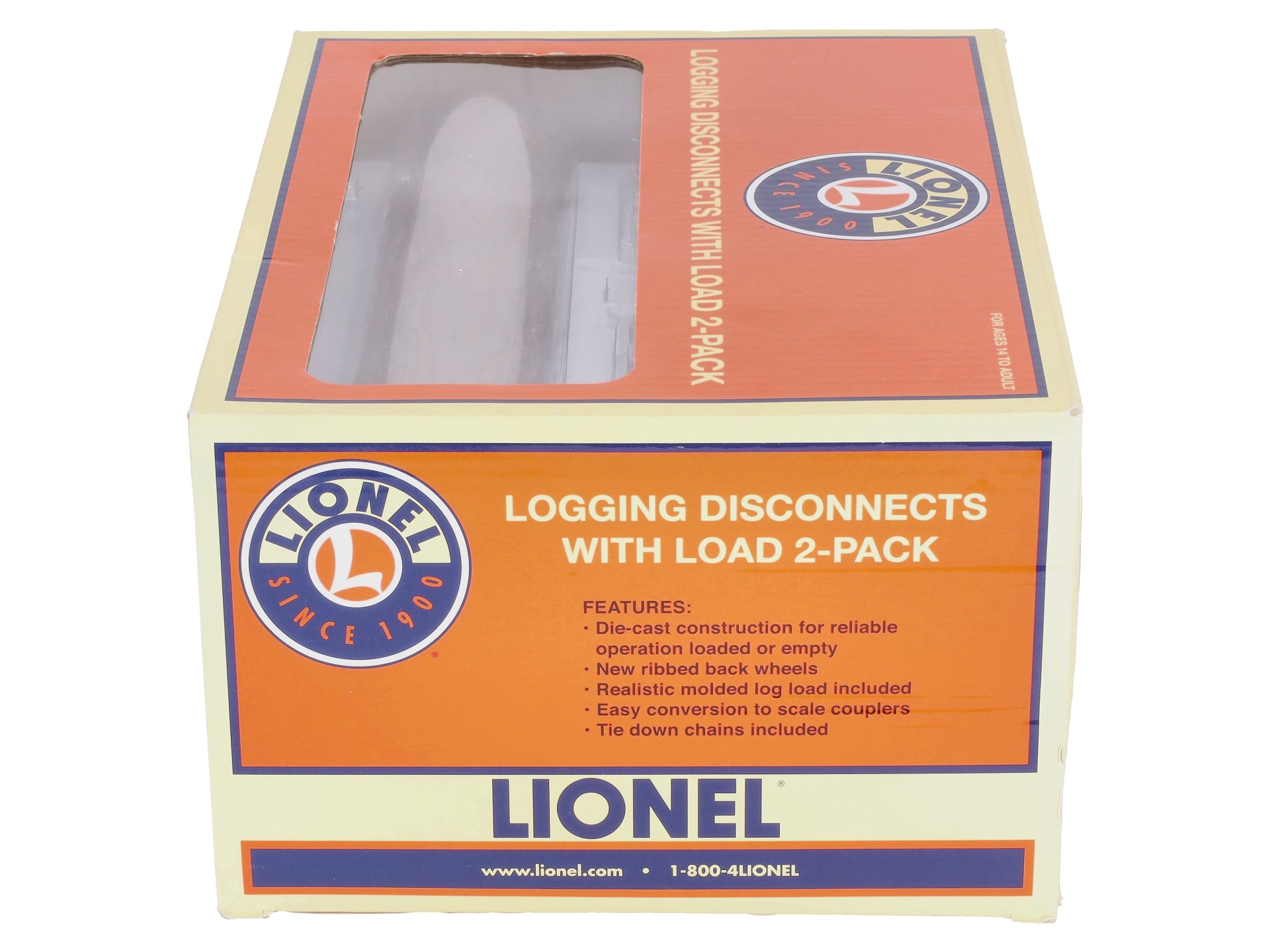 Lionel 6-84167 O Gauge Brown Logging Disconnects (Pack of 2)