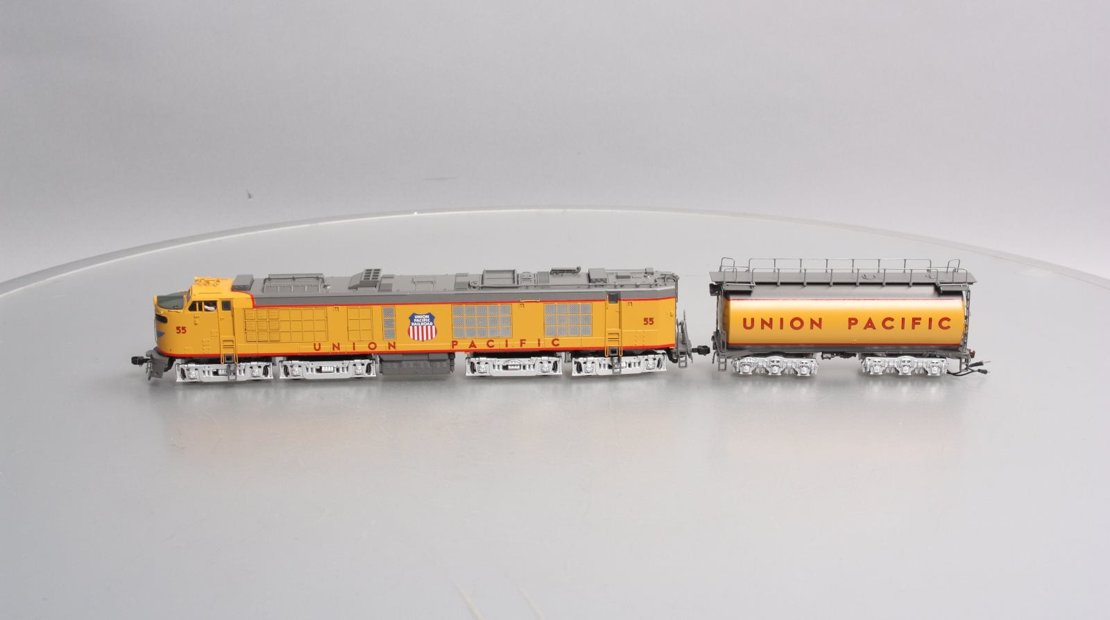 MTH 80-2133-1 HO Union Pacific 4500hp Gas Turbine & Tender Set #55 w/PS3
