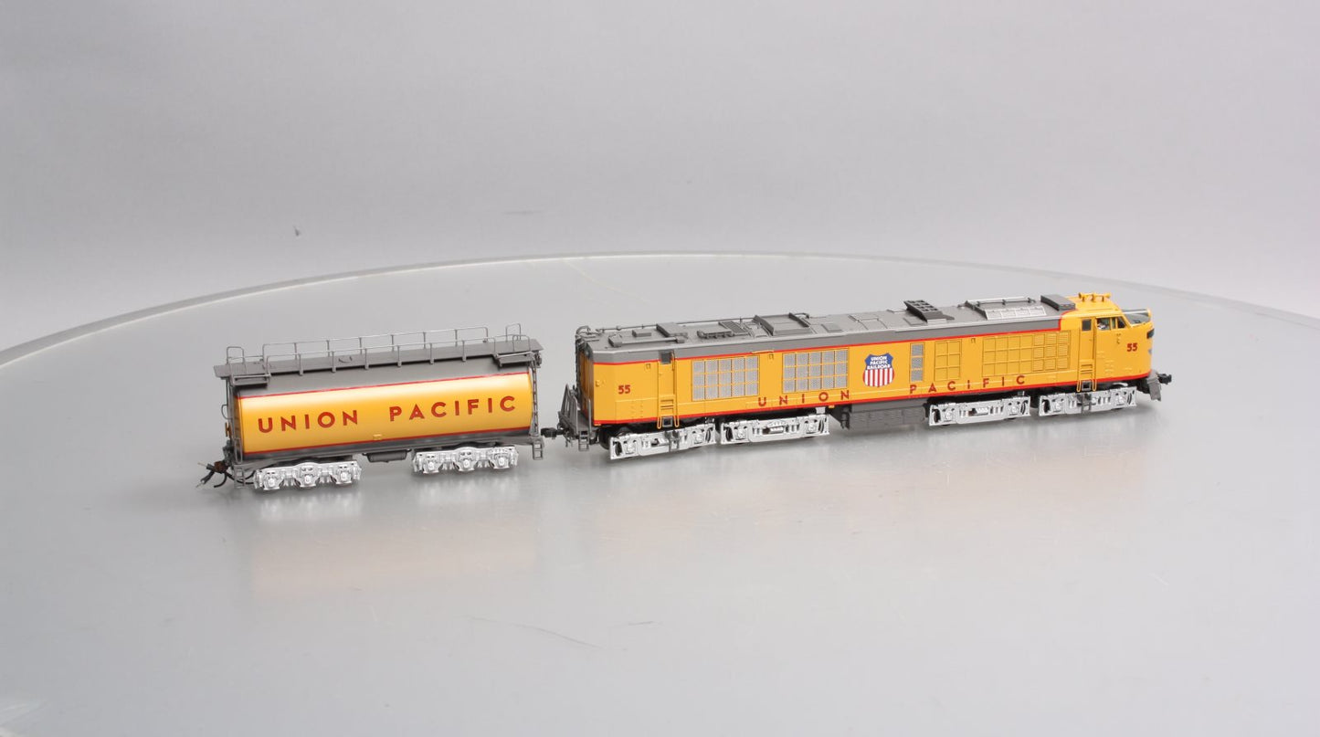 MTH 80-2133-1 HO Union Pacific 4500hp Gas Turbine & Tender Set #55 w/PS3