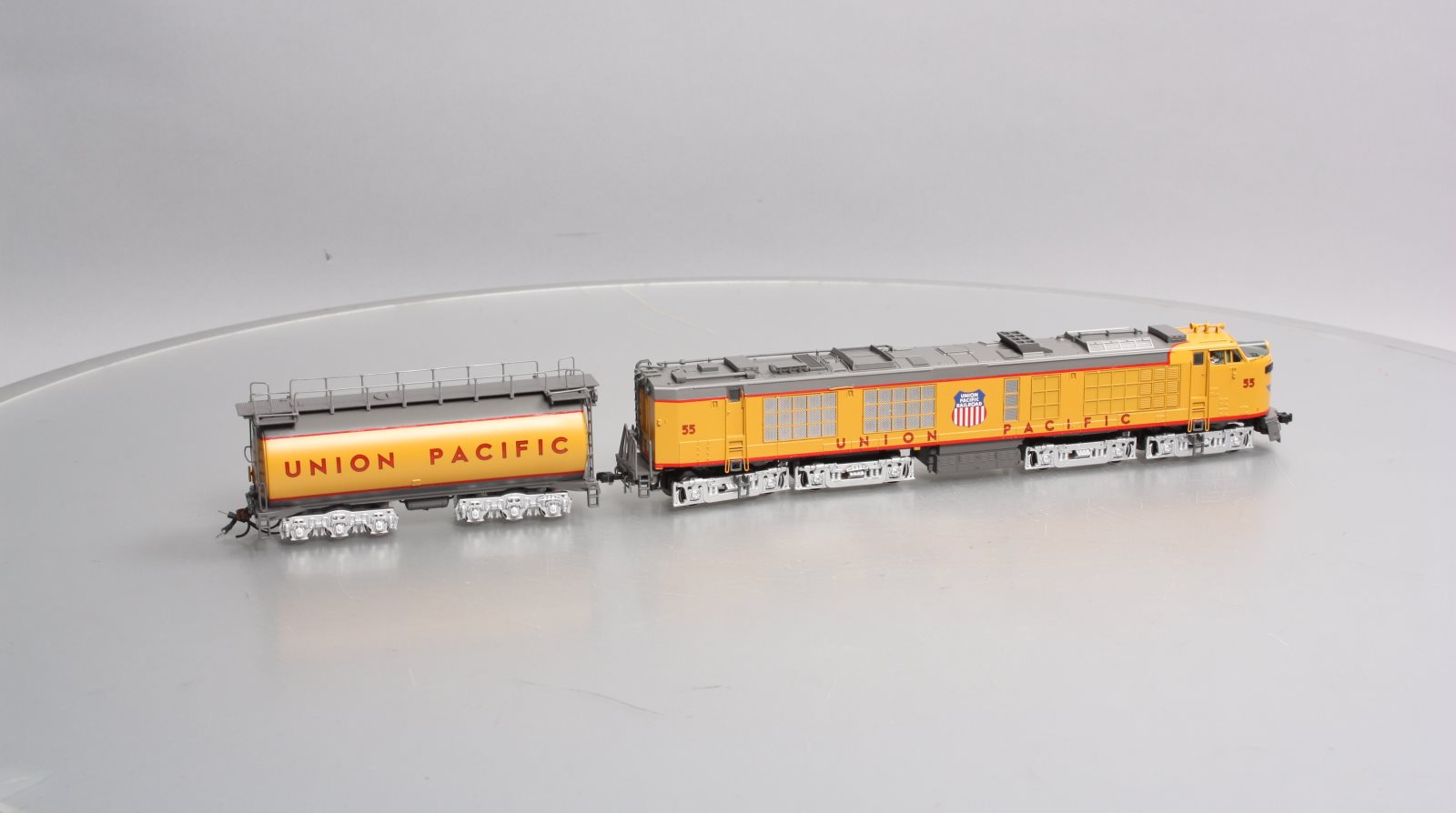 MTH 80-2133-1 HO Union Pacific 4500hp Gas Turbine & Tender Set #55 w/PS3