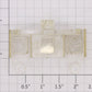 Lionel 400-10 O Gauge "Budd" Passenger Car Lens