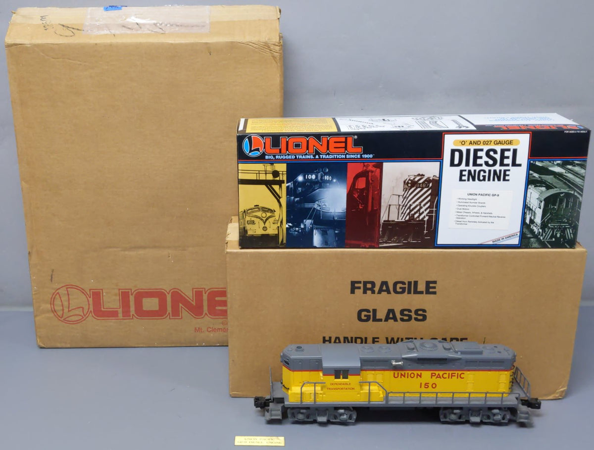 Lionel 6-18553 O Gauge Union Pacific Sears GP-9 Diesel Locomotive w/Case #150 LN/Box
