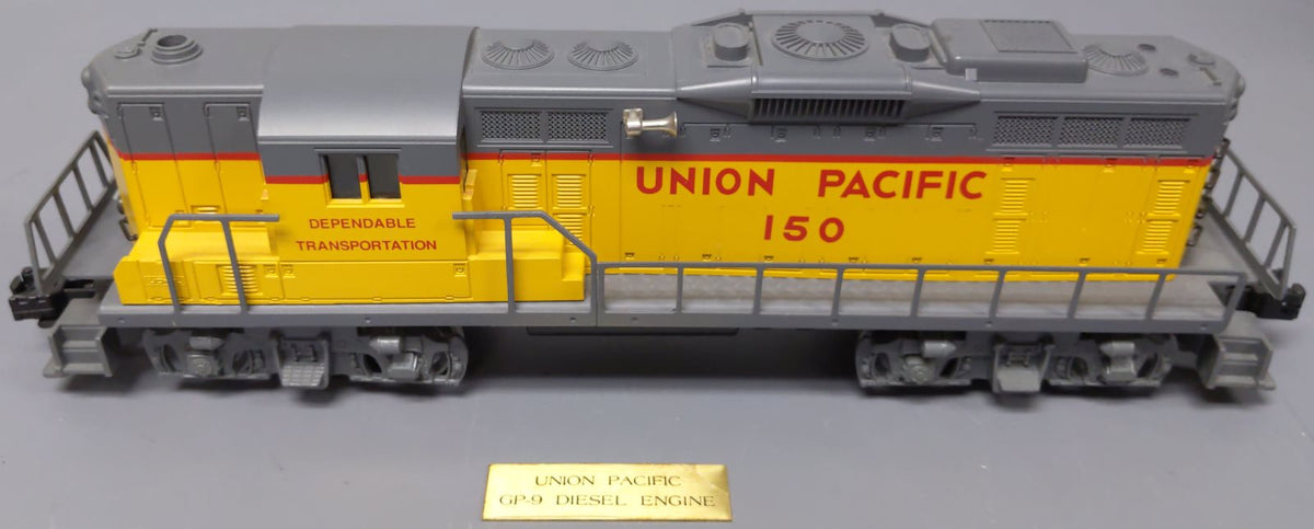 Lionel 6-18553 O Gauge Union Pacific Sears GP-9 Diesel Locomotive w/Case #150 LN/Box