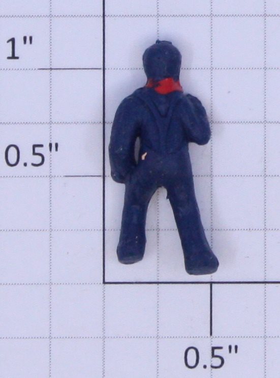 American Flyer PA13A445 Dark Blue Rubber Smitty the Walking Brakeman Figure